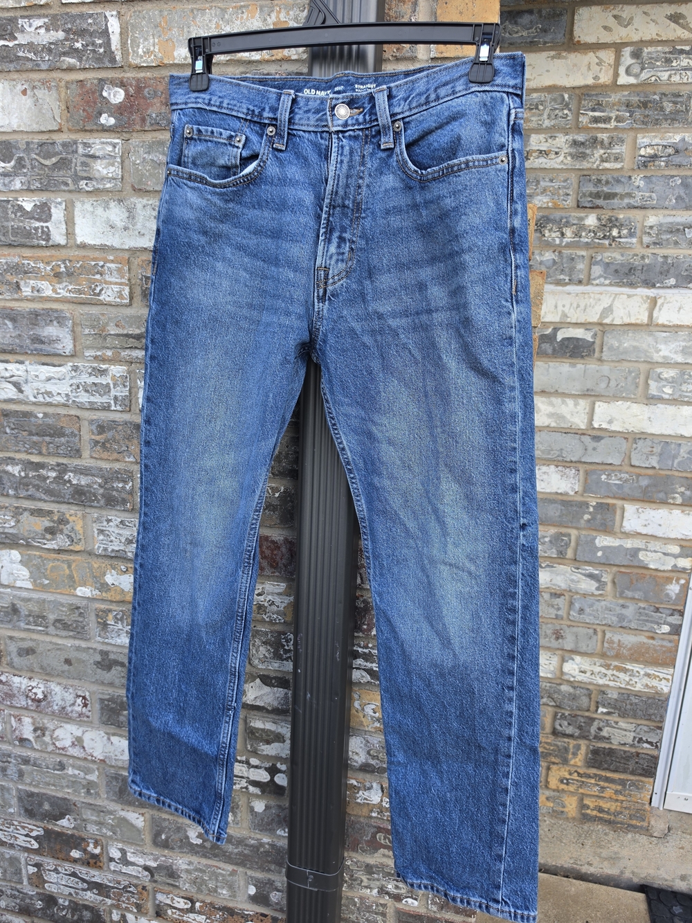 Old Navy Straight Built Tough Jeans Men's 30x30 Medium Wash Denim